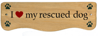 I love my rescued dog